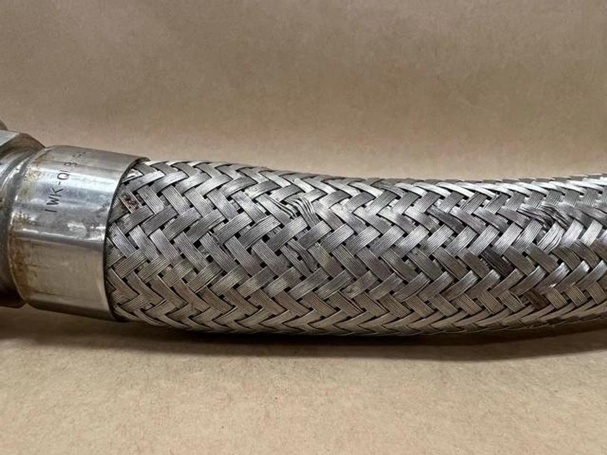 Used 19" Corrugated Braided Stainless Steel Hose