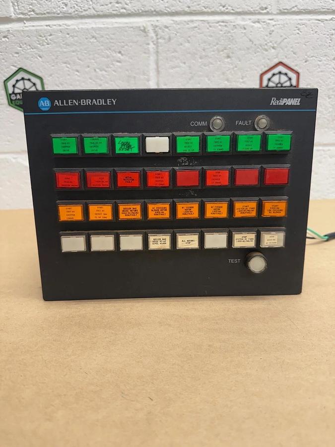 Used Allen-Bradley 2705-P11J1 Ser E, RediPanel, 120/240VAC Operator Interface