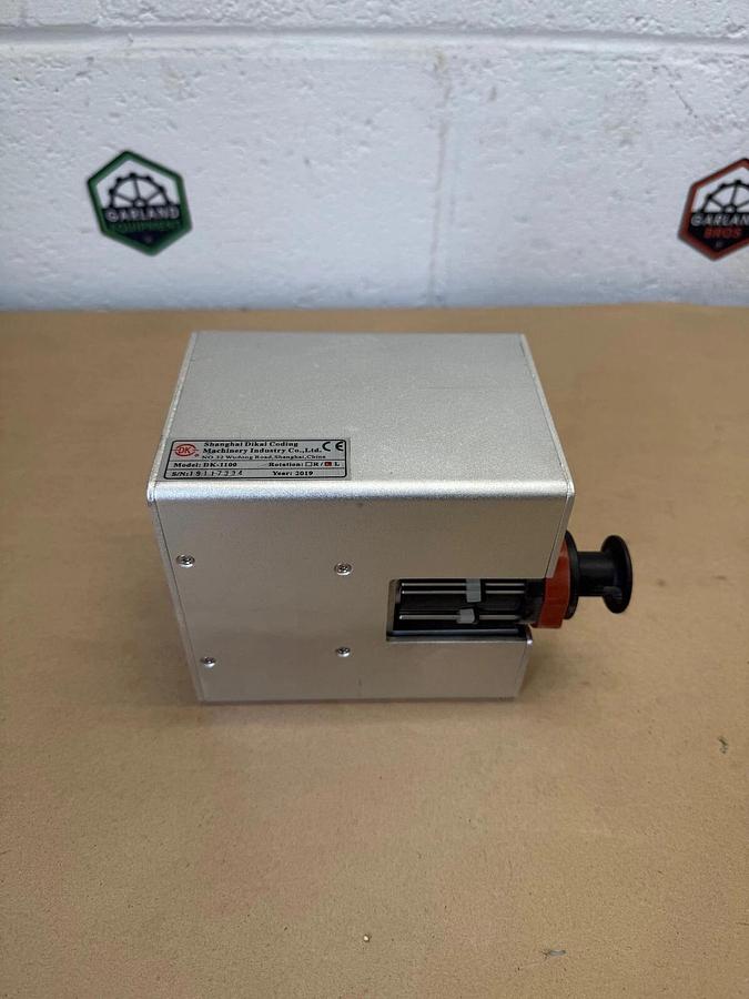 Used Shanghai Dikai Coding Machinery Industry DK-1100 Hot Ink Roll Printing Machine