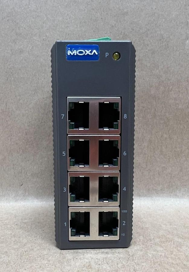 Used Moxa Technologies EDS-208 Unmanaged Ethernet Switch