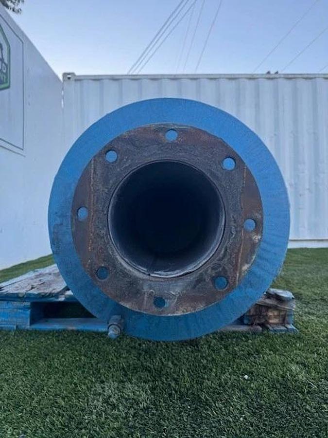 Used Industrial Silencer, 72”x24” Fan Silencer, 150 Gallon Tank, Dual 8” Outbores