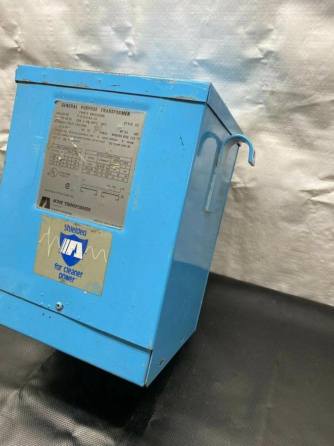 Used Acme T-2-53143-1S General Purpose Transformer, 3KVA