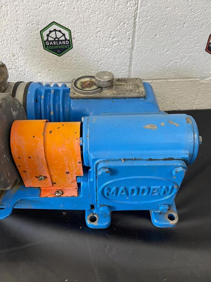 Used Madden MF160C Diaphragm Metering Pump w/ Baldor Electric Motor 0.5 HP