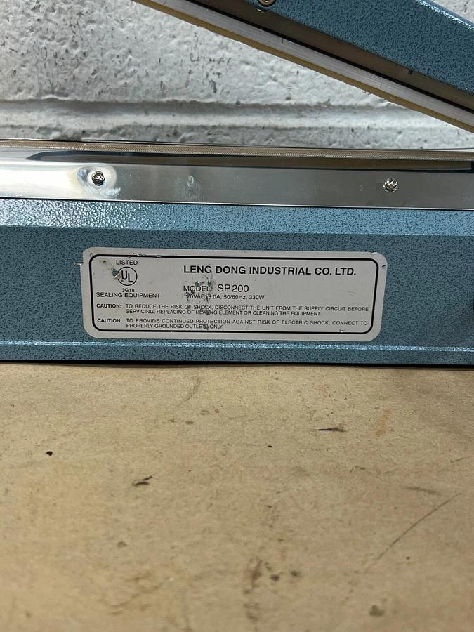 Used Leng Dong Ind. SP200 Impulse Sealer Parts Only