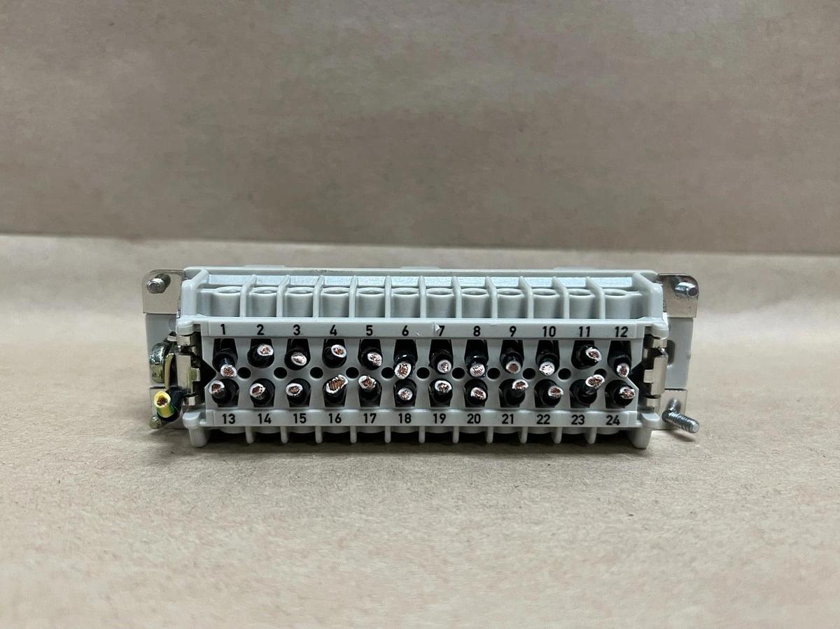 Used Amphenol-Tuchel C 146 10A024 002 1 Heavy Duty Connector - Lot of 10