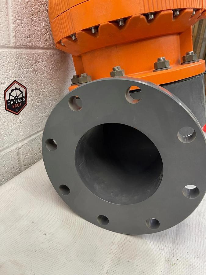 Used Georg Fischer 199.025.130 199025130, 6” PVC Type 025 Diaphragm Valve, Pneumatic