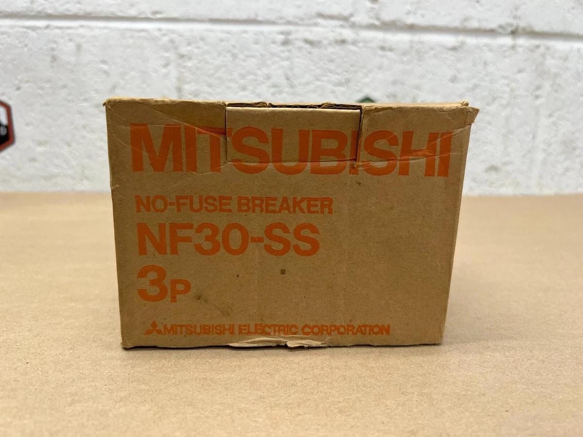 Used Mitsubishi NF30-SS 3P 30 Amp No-Fuse Breaker