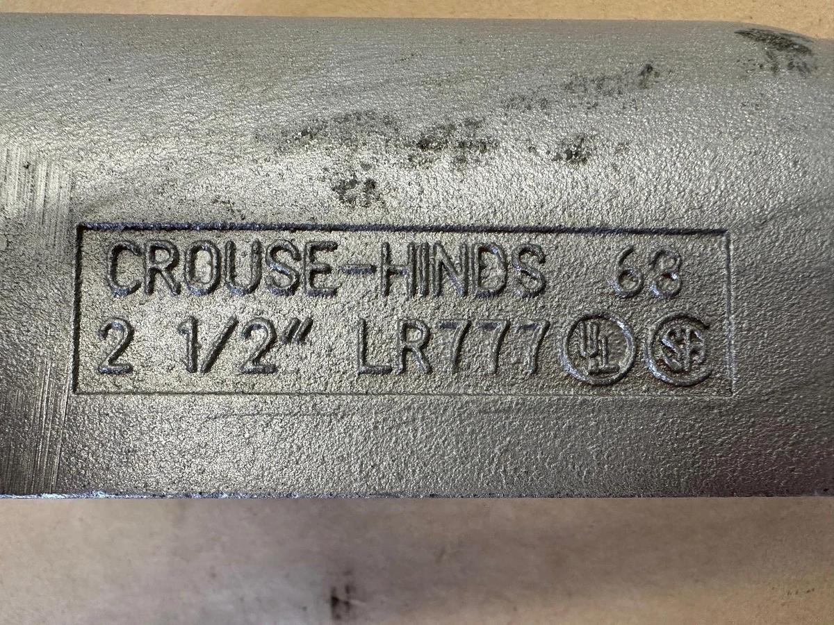 Crouse-Hinds LR777 2-1/2” Conduit *NEW*