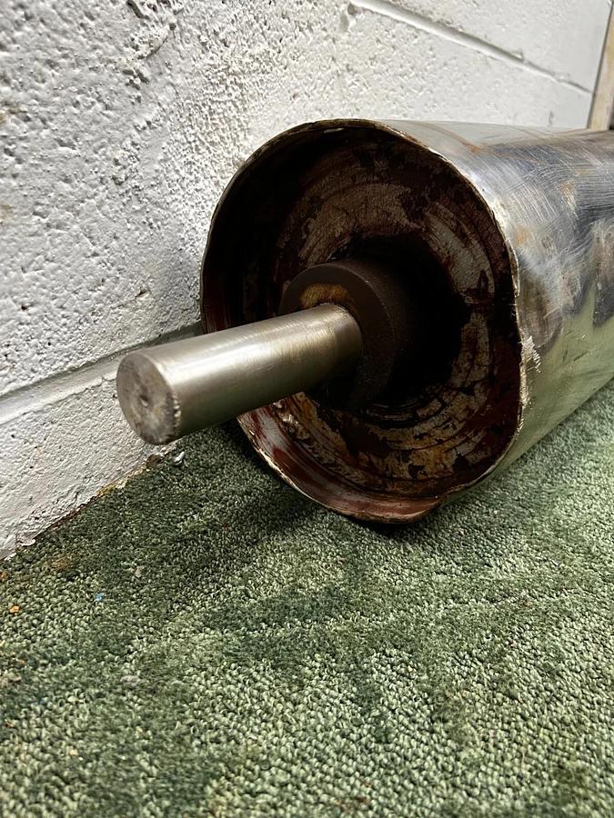 Used Eriez 8X36AIP Magnetic Head Pulley 8” Dia, 36” Belt Width, 1-7/16” Shaft Dia