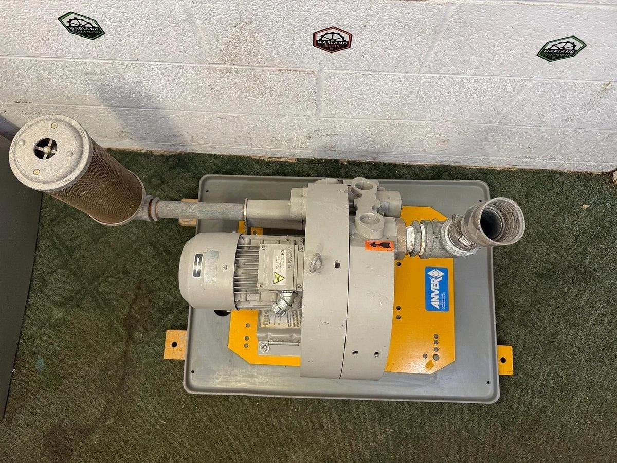 Used Anver VB-9HV Regenerative Vacuum Pump Blower, 6.2 HP