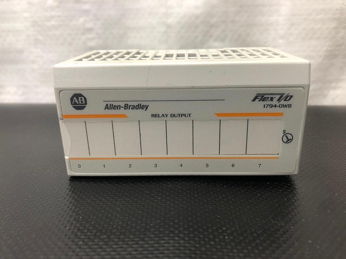 Used Allen Bradley 1794-OW8 Series A Flex I/O Relay Output
