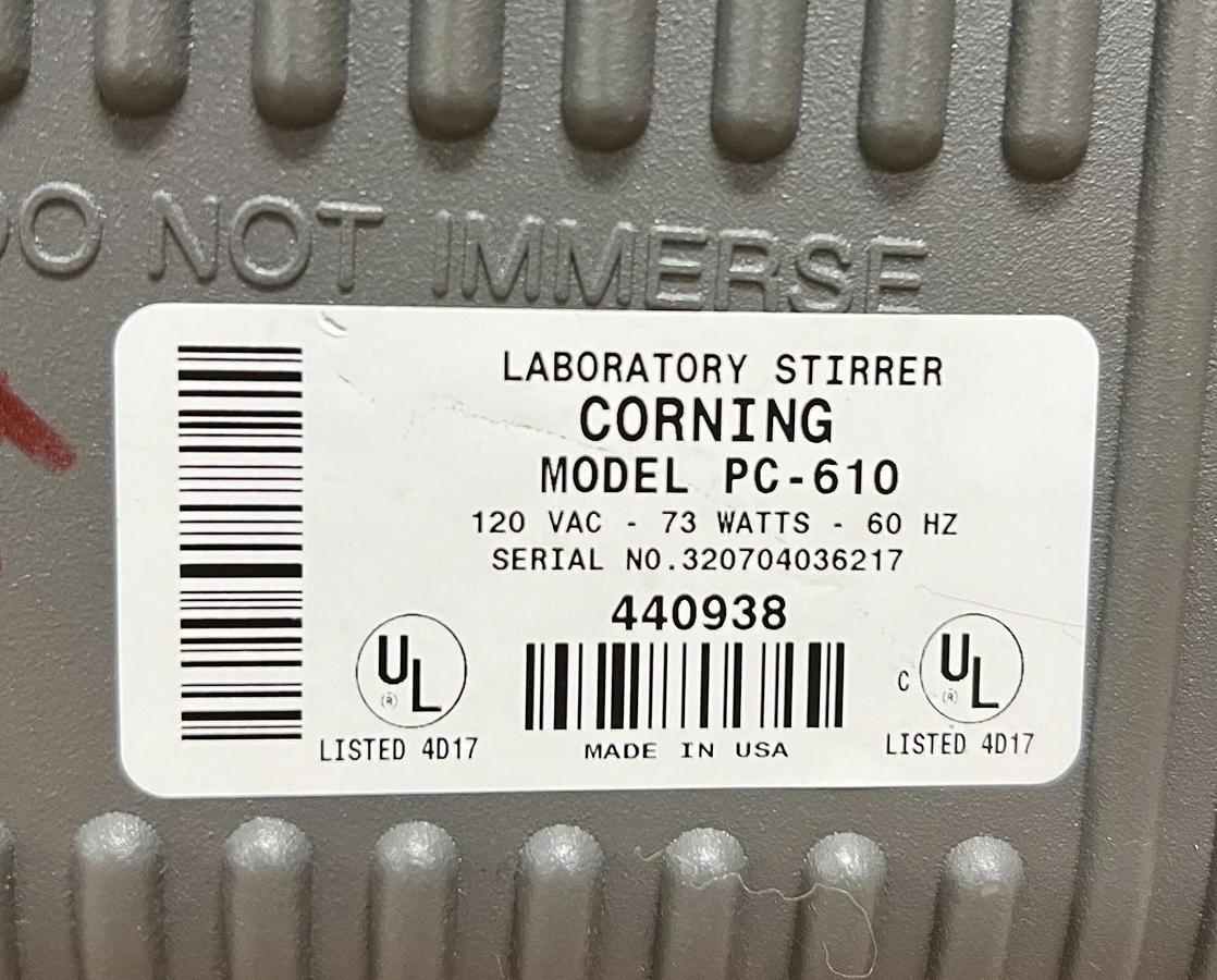 Used Corning PC-610 120VAC, 73W Laboratory Stirrer