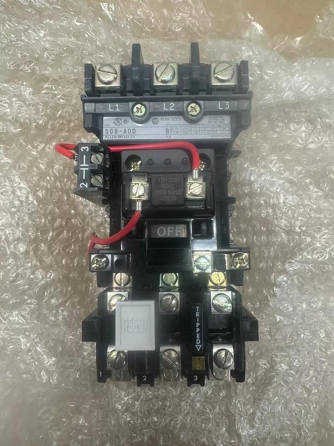 Allen Bradley 509-A0D Ser B Full Voltage Starter, 110/120V, 50/60Hz