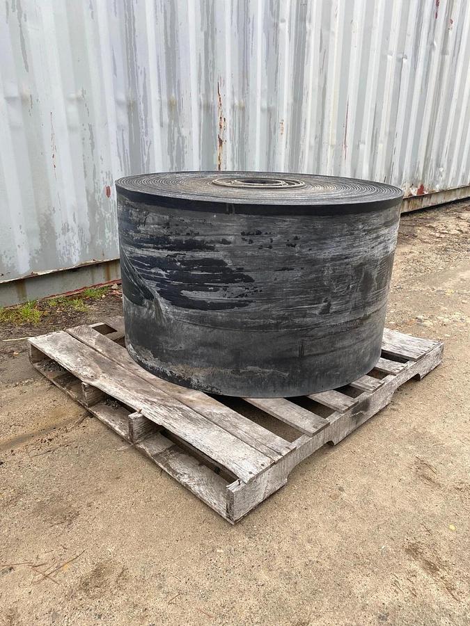 Used Conveyor Belt 24” Width, Smooth Top, 2 Ply, 320 Feet Long