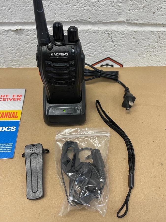 Used Baofeng BF-888S Portable 2-Way Radio, VHF/UHF FM Transceiver
