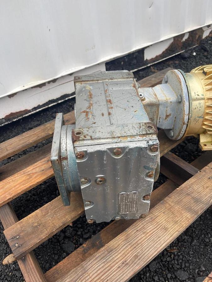 Used Baldor Reliance CEM3661T Super E Motor, 3Hp, 230/460V, 1760RPM, w/SEW Eurodrive