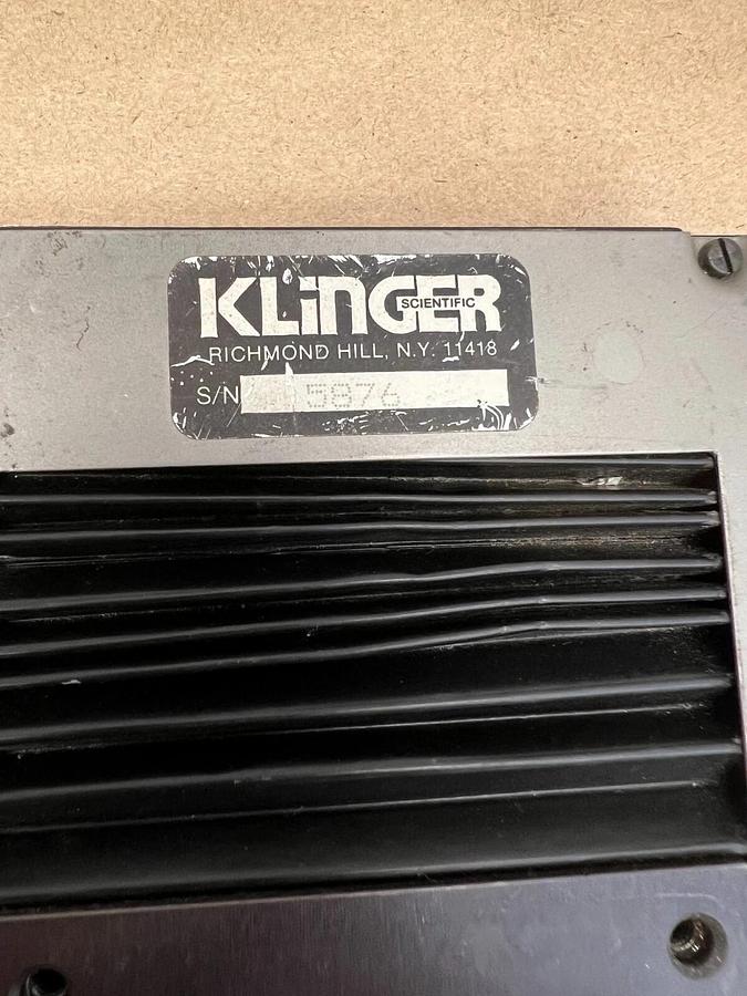 Used Klinger Scientific 5876 Micro-Controle Linear Translation Stage