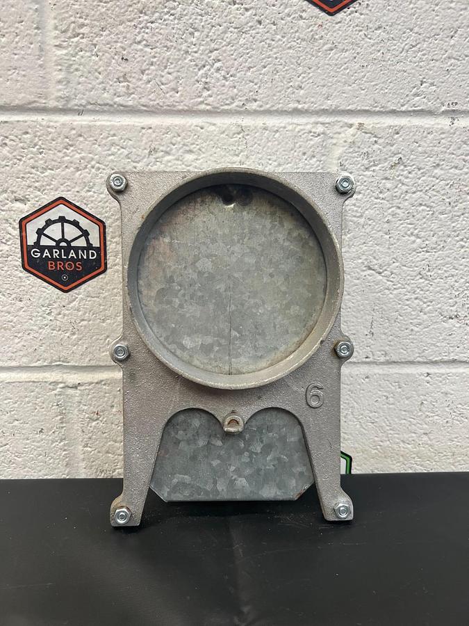 Used Manual Blast Gate Aluminum 6” Diameter Galvanized Steel Gate