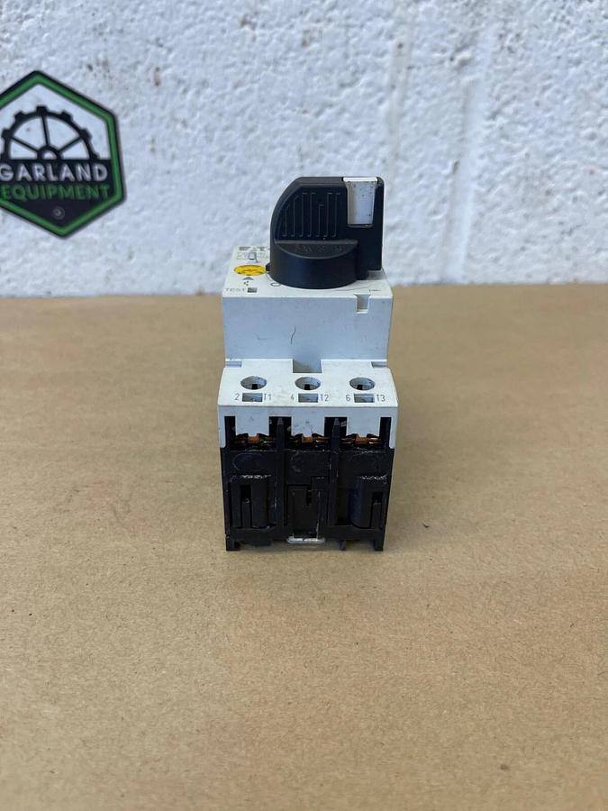 Used Eaton PKZM0-20 Manual Motor Starter, 50/60Hz, 600VAC, 20A - PARTS ONLY