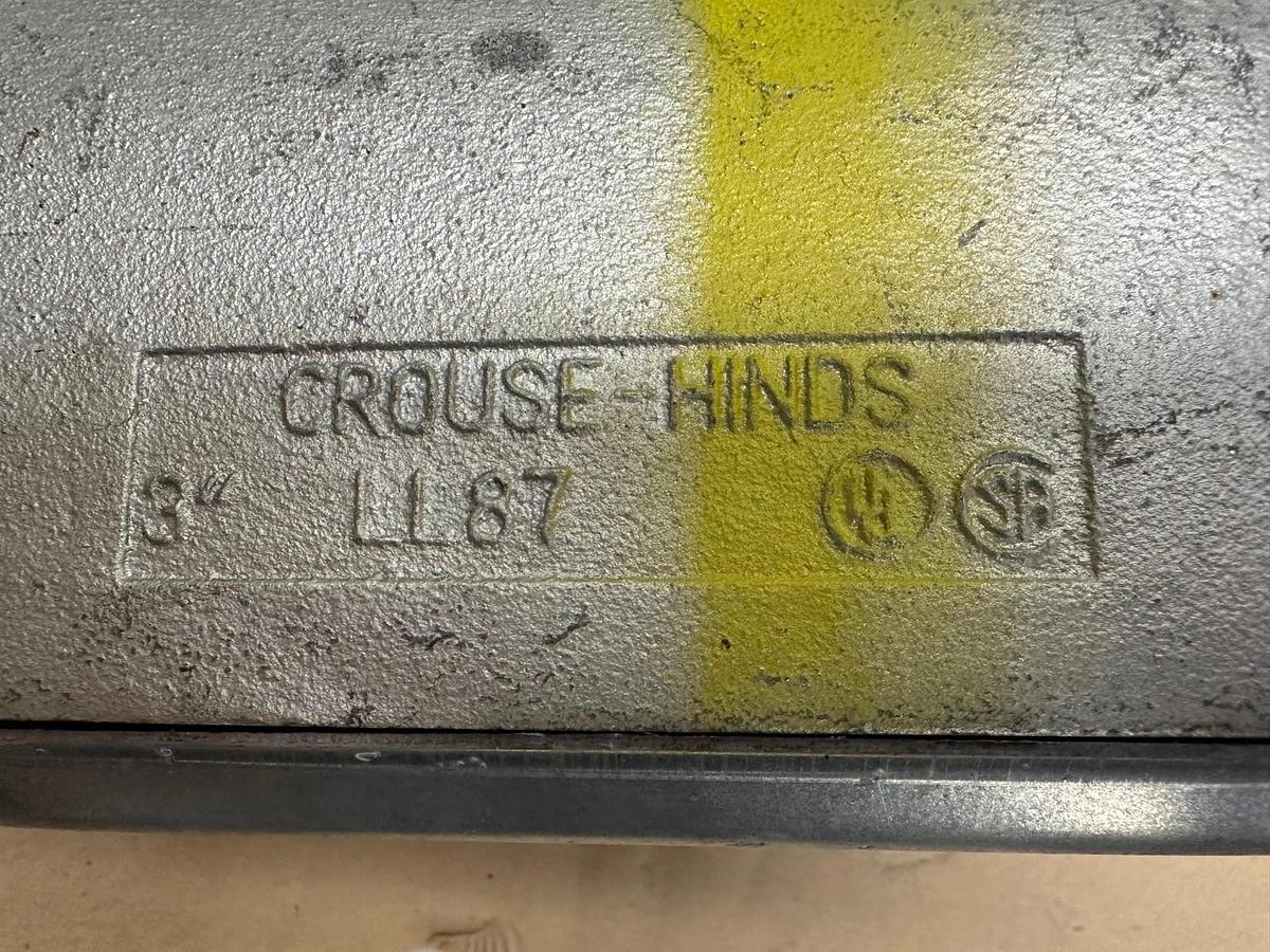 Used Crouse-Hinds LL87 3” Conduit