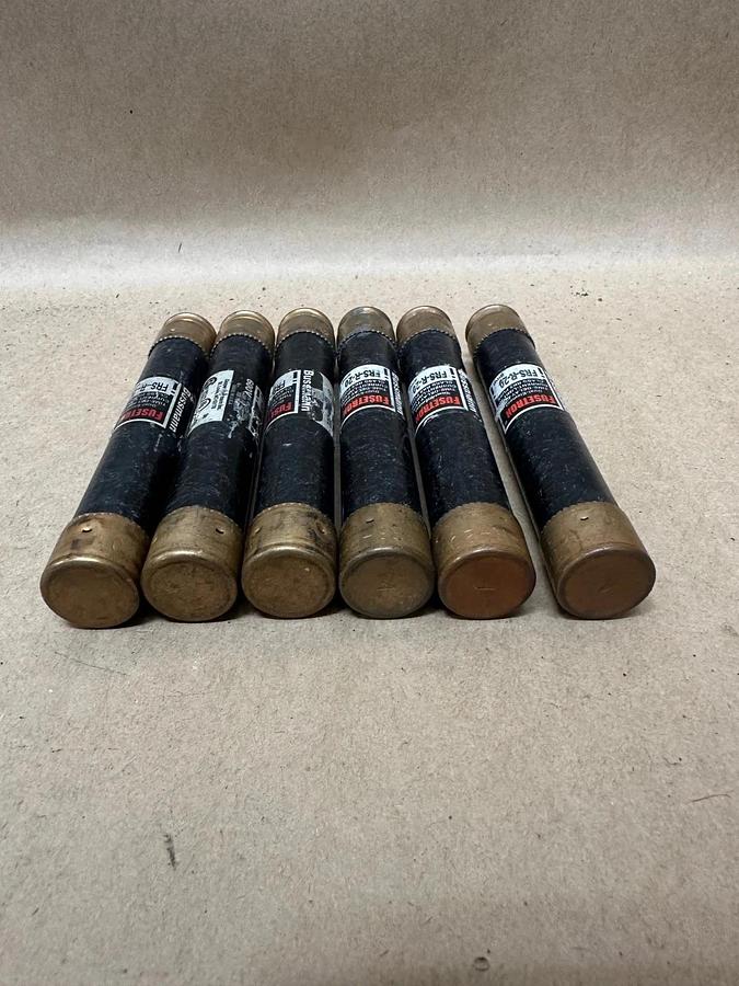 Used FuseTron FRS-R-20 Time Delay 20A Fuse - Lot of 6