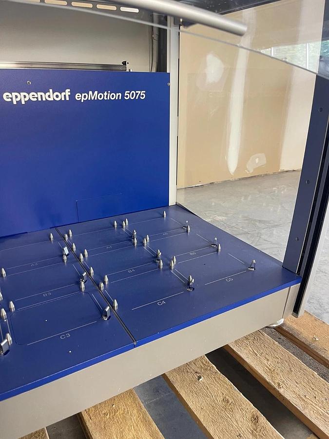 Used Eppendorf epmotion 5075 Automated Liquid Handler