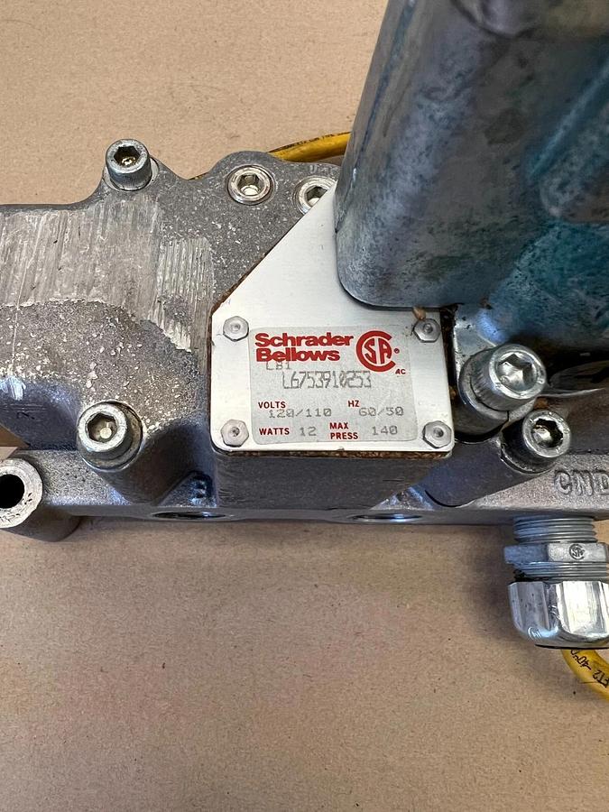 Used Schrader Bellows K022091 Valve