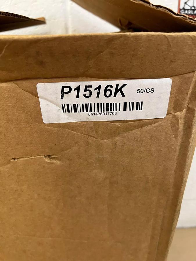 Used P1516K Mailing Tube w/ Cap: 50 Tubes/50 Caps - 17" x 1-1/2"