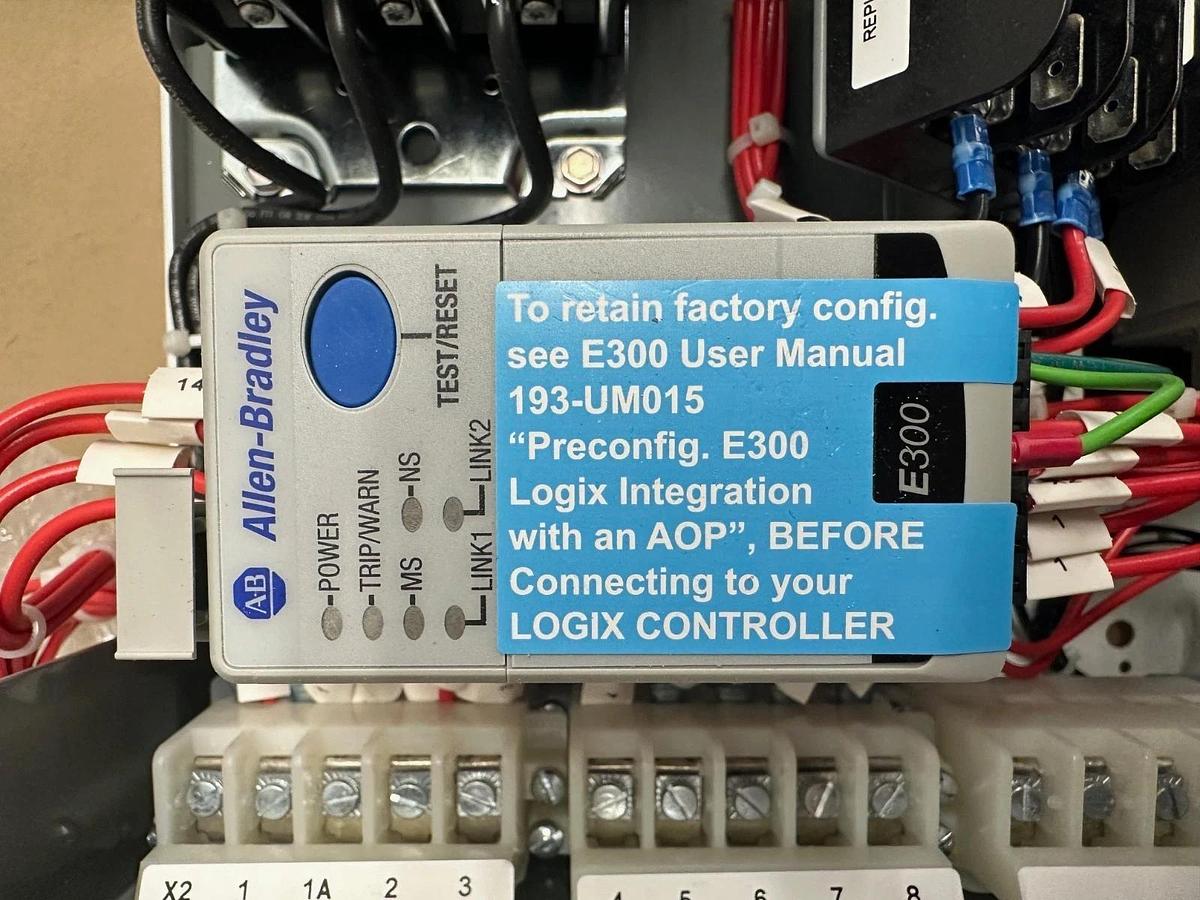 Used Allen Bradley MCC Bucket Size 1 Starter 500F-BO*930 15A Breaker 140G-G6C3-C15-KA