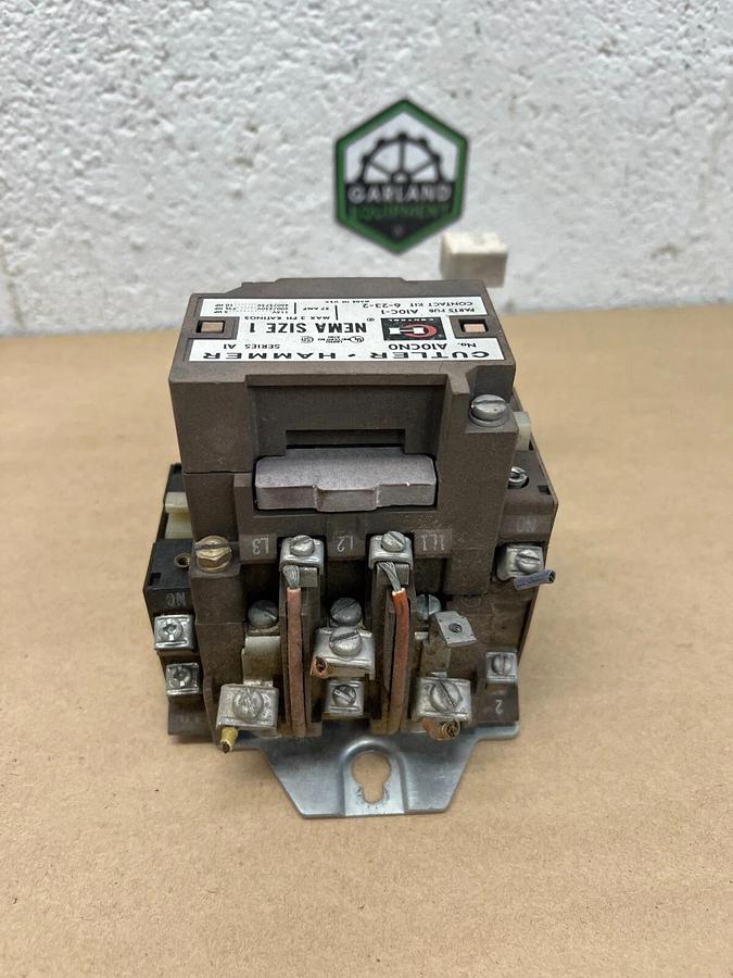 Used Cutler Hammer A10CN0 NEMA Size 1 Contactor
