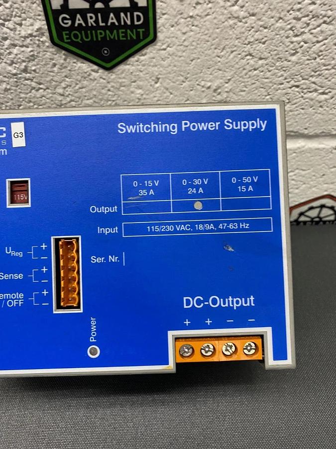 Used Camtec HSE720UReg Power Supply, HSEUreg07201.30T
