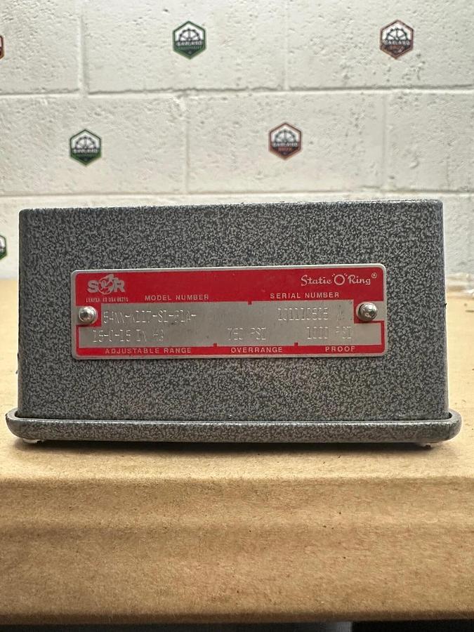 Used SOR 54NN-K117-S1-B1A Static O Ring Pressure Switch Control