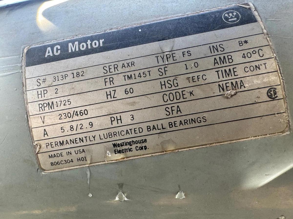 Used Gloucester Engineering 29 Gal Hydraulic Power Unit 30”x18”x12”, 2Hp Motor