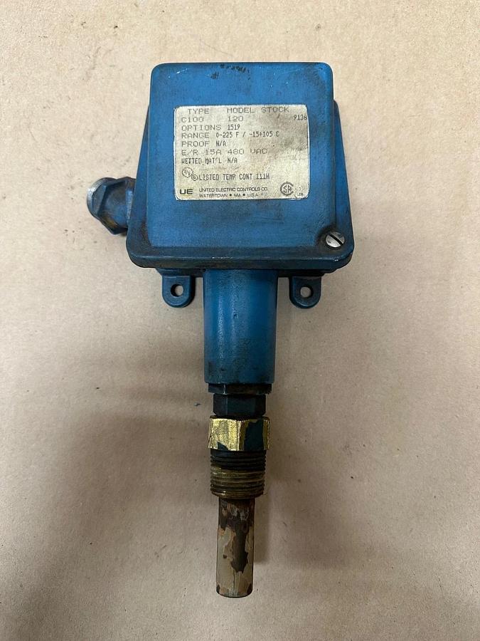 Used United Electric Controls C100-120 Temperature Switch