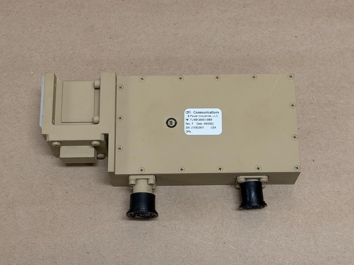 Used CPI TLNB12000X.0005 KU-Band Low-Noise Block Downconverter