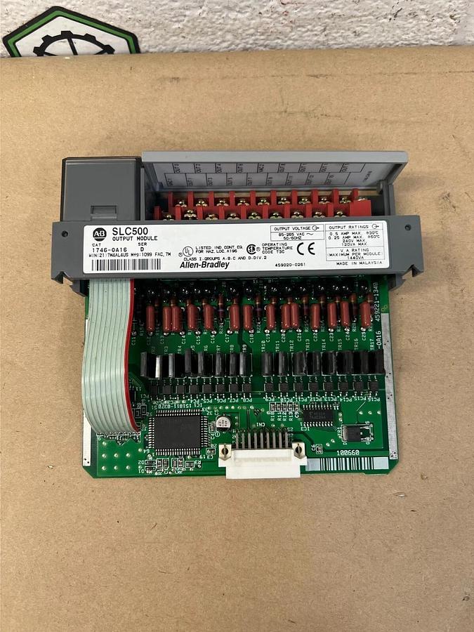 Used Allen Bradley 1746-0A16 SLC 500 Output Module