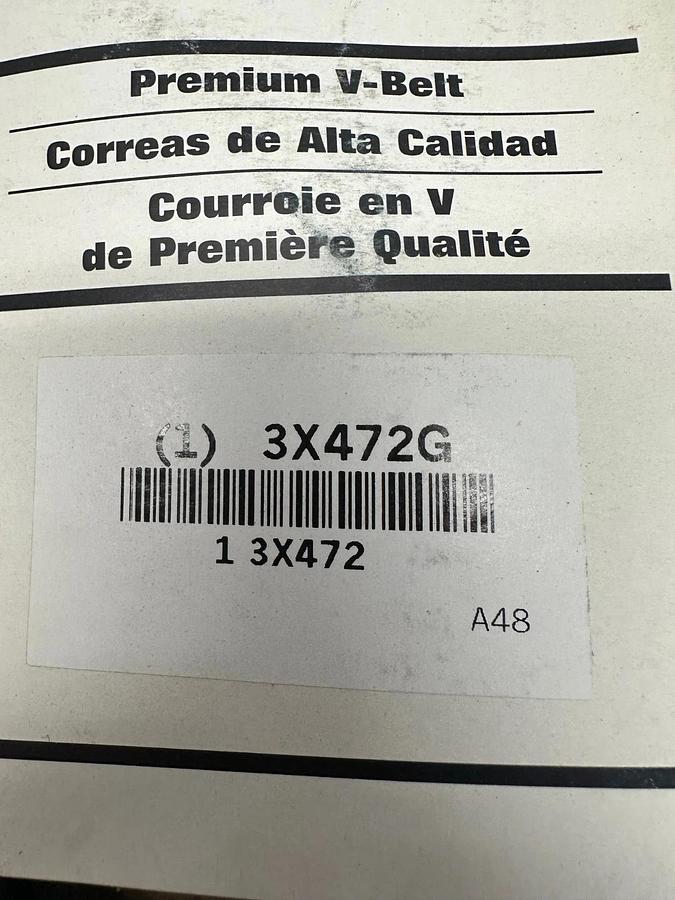Used Dayton 3X472G V-Belt *NEW* Lot of 2