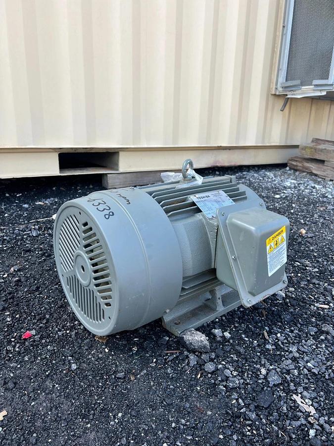 Used Toshiba 0202FTSA21A-P High Efficiency Epact-CT Motor, 20/15HP 230/460V 3510RPM
