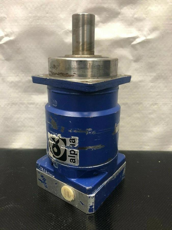 Used Aloha 5P-075-MF2-28-021-000 Gearbox Head Motor Reducer
