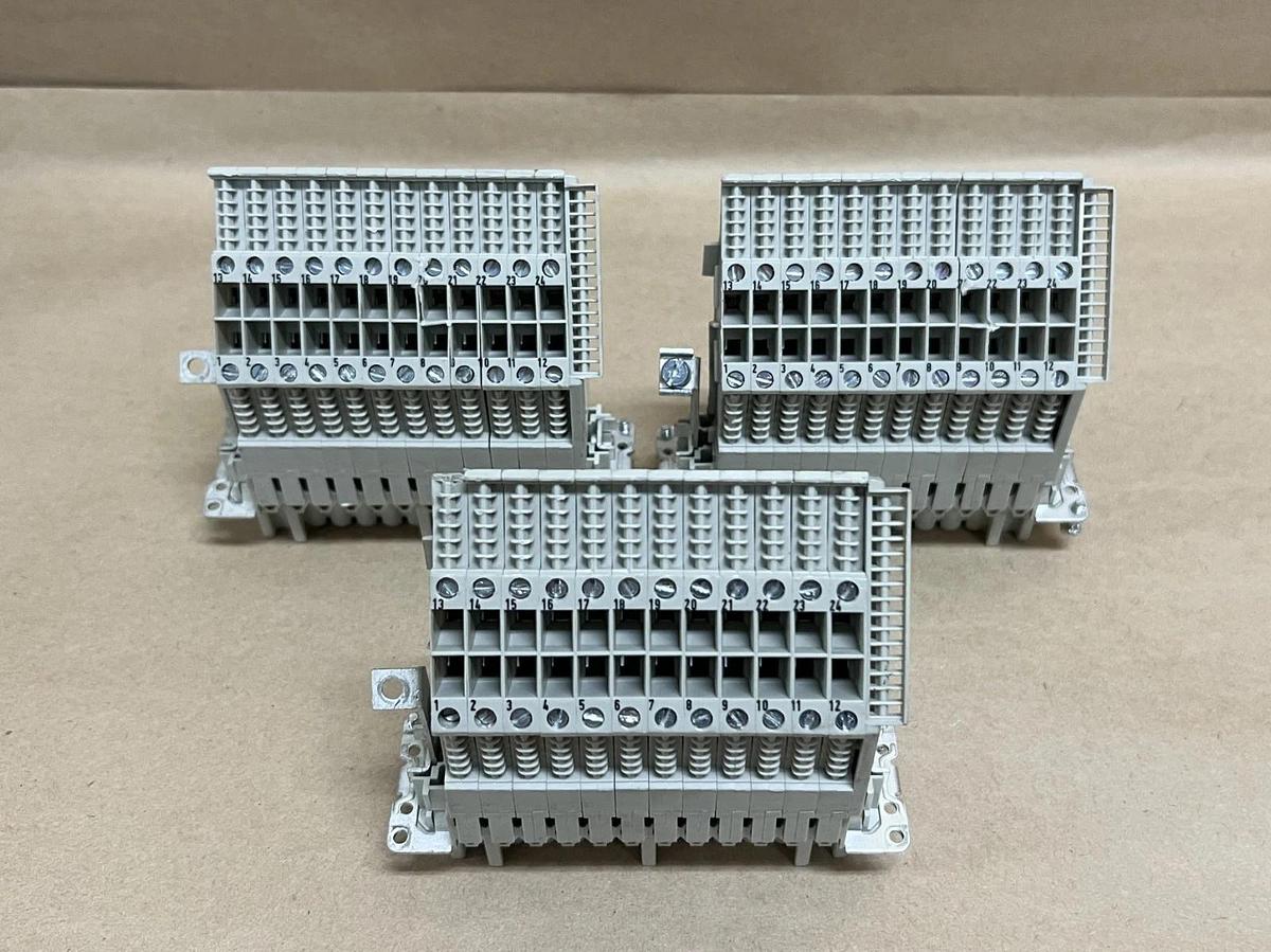 Used Wieland 70.100.XX53.3 Connector Terminal - Lot of 3