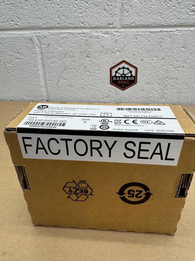 Used Allen Bradley 193-EXP-DIO-42-24D Digital Expansion I/O Module *FACTORY SEALED*