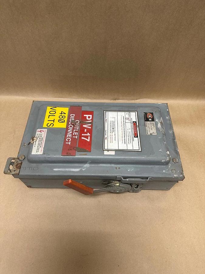 Used Cutler Hammer DH361D Heavy Duty Safety Switch