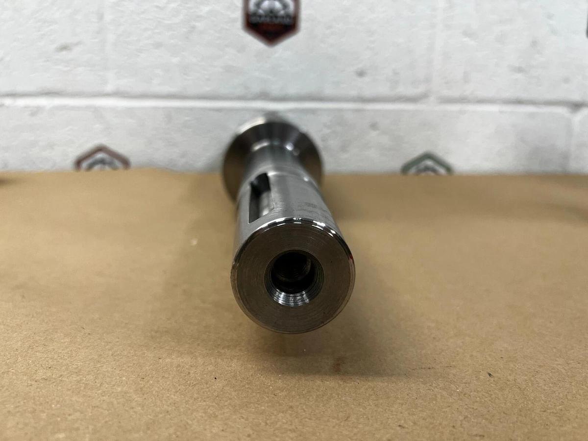 Used Linear Auger Head Shaft 4 Bolt -3” Diam Carbon Steel 8.5” Connector