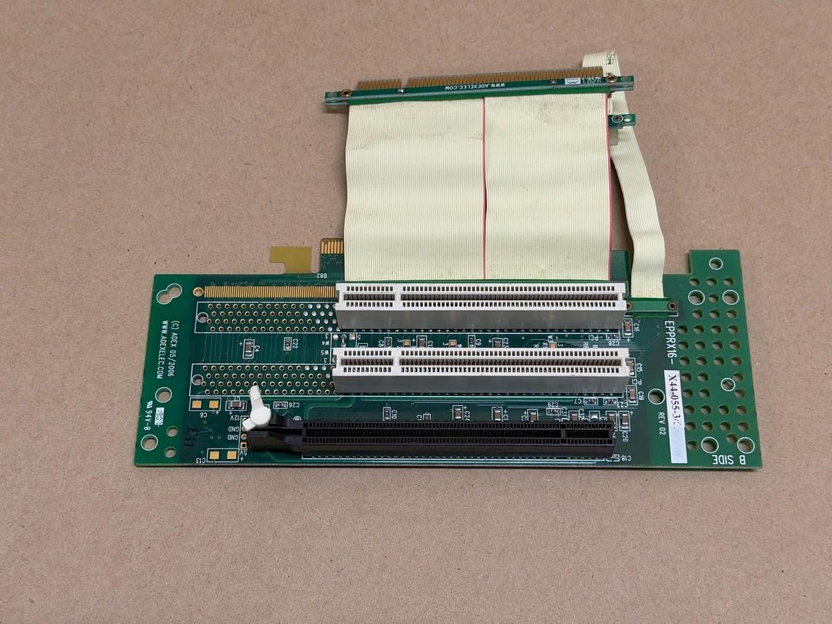 Used ADEX EPPRX16-X44-055-3/5 PCLe Right Angle Riser