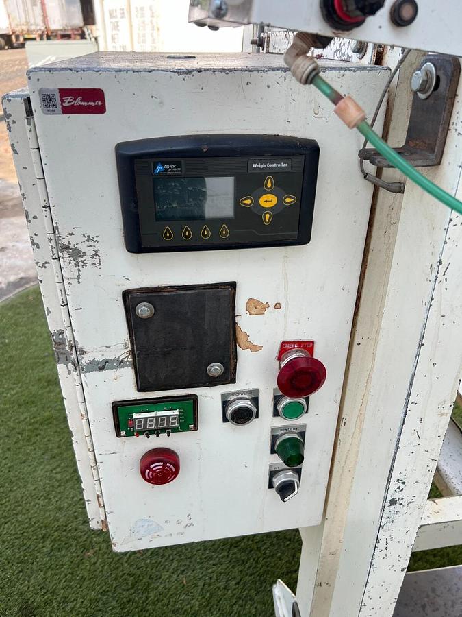 Used Taylor Products Model APV (2013) Prater Sifter, Pre-Inflator Tube, Dust Shroud