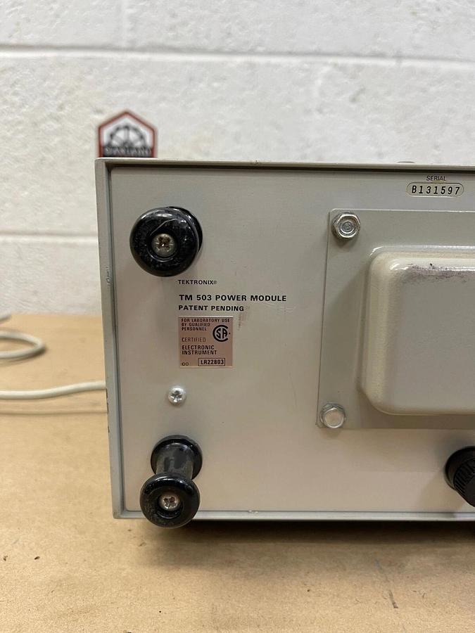 Used Tektronix TM 503 Chassis Power Supply, w/ Lasertron Model QLX