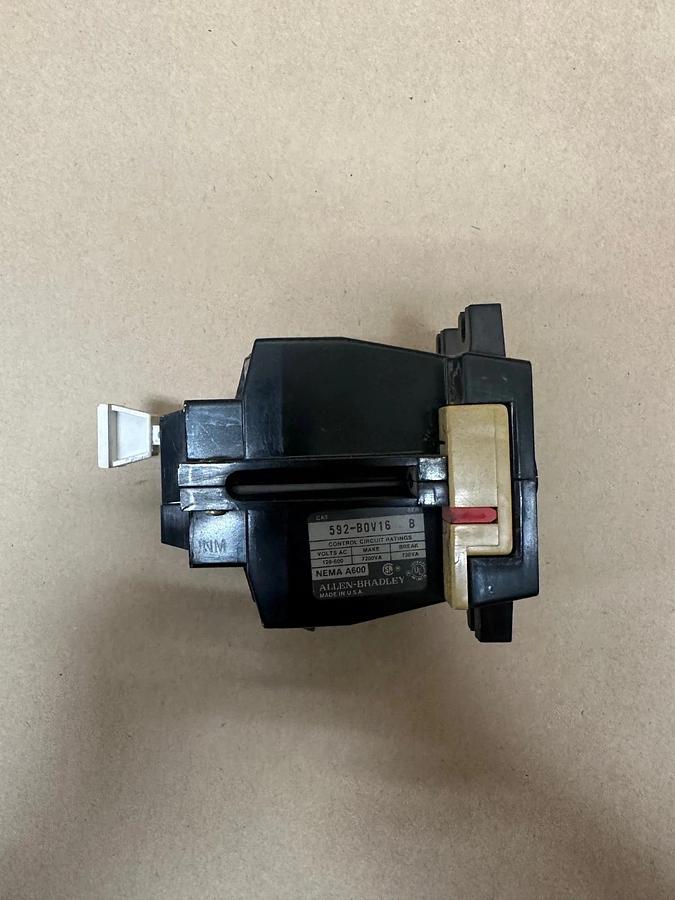 Used Allen Bradley 592-B0V16 Overload Relay
