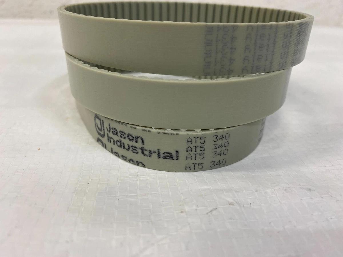 Used Jason Industrial AT5 340 Polyurethane Timing Belts - Lot of 3