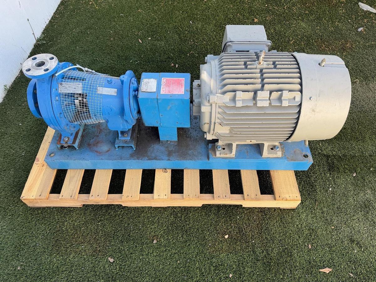 Used Ingersoll Rand 3x1.5x10 Pump Skid w/ Siemens 60Hp Motor @ 3565RPM