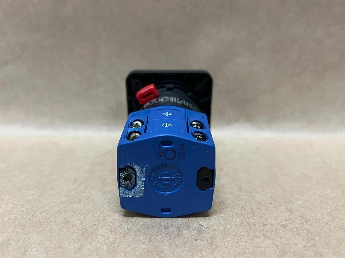 Used Kraus & Naimer CG8 Selector Switch with Two Piece Terminal Block - Lot of 5